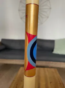 Cirio pascual elaborado pintado a mano, referencia CP-E-08